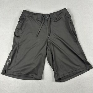 HYLETE Shorts Mens Medium Black Athletic Training Performance‎ Zipper Pockets